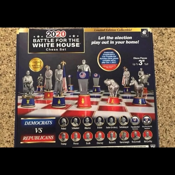 battle for the white house chess set